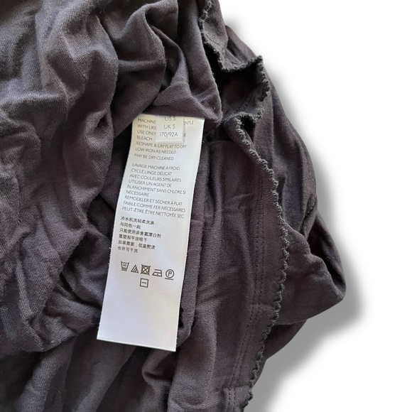 Anthropologie Maeve Gabriela Ruffled Black Floral Maxi Sweetheart Neck Dress S - Picture 11 of 12